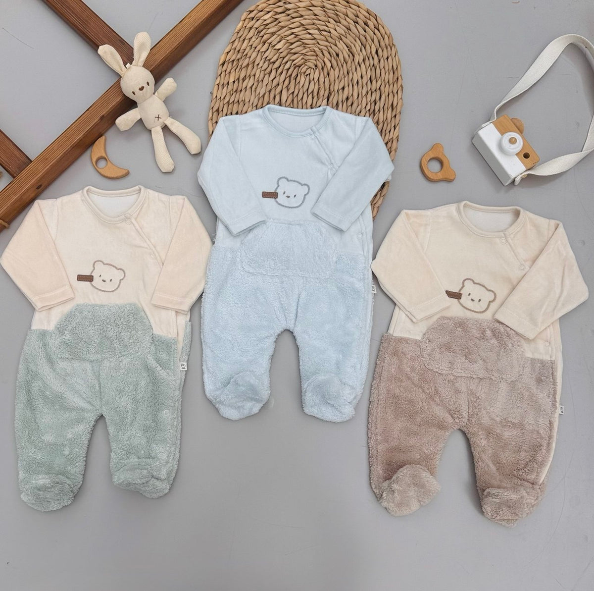 Fur / Velvet Overall 3 Colors