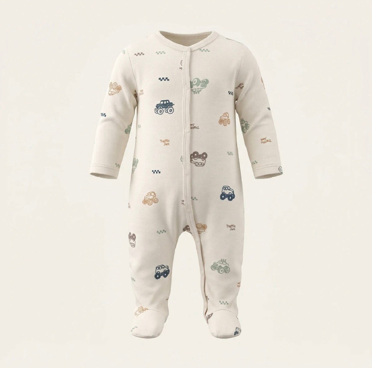 Blue Thick Hooded Romper With basic Overall
