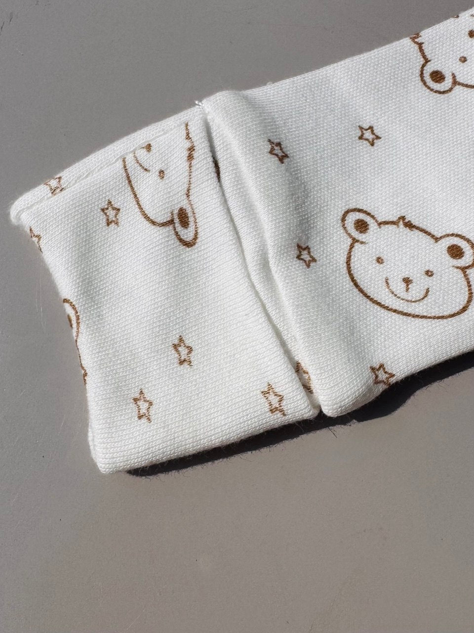 Off-White Bears Organic Cotton Double Layer Bodysuit 2 Levels