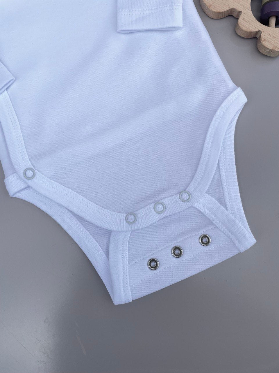 Long sleeves Organic Cotton 2 levels Bodysuit