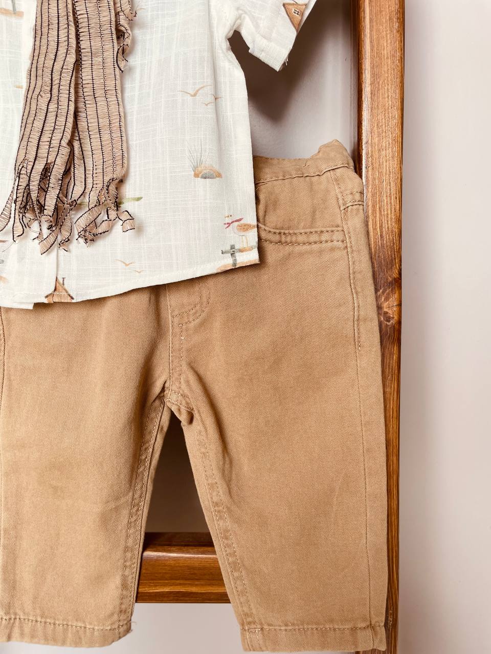 White And Beige Set 3 Pcs