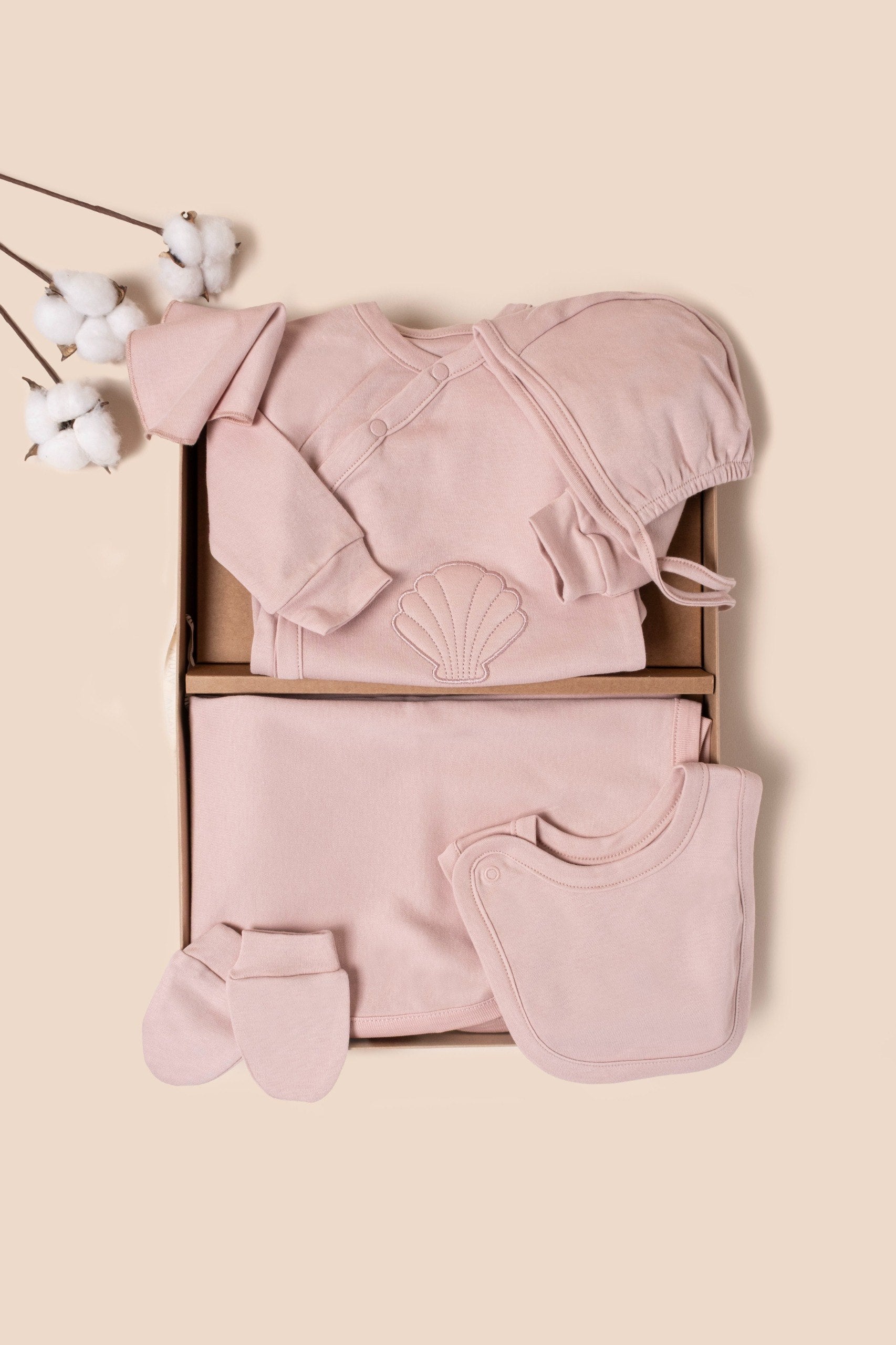 Pink Simple Cotton Hospital Set 7 Pcs