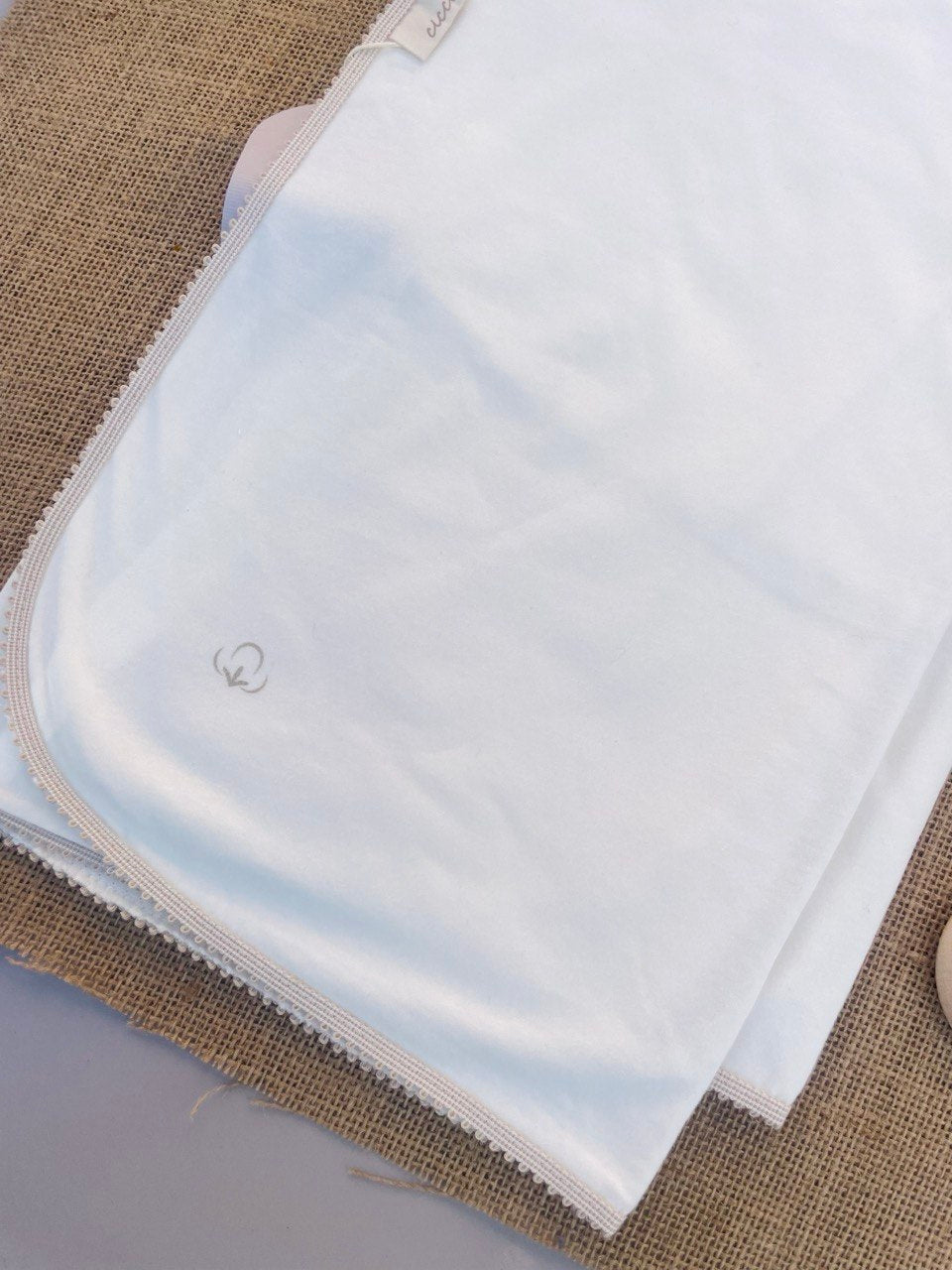 White Cotton Swaddle