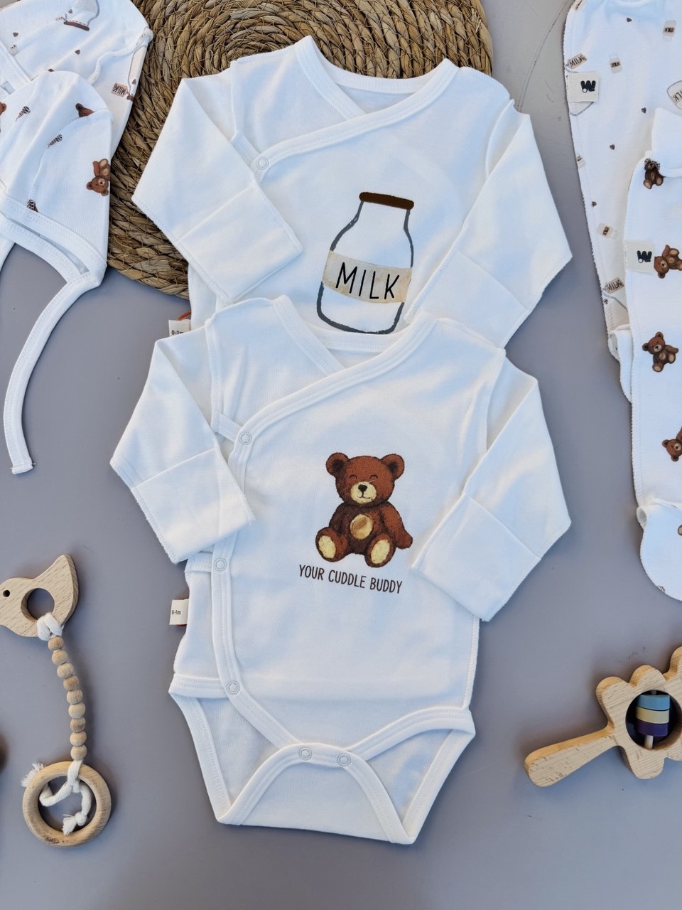White Cotton Basic Set 3 Pcs