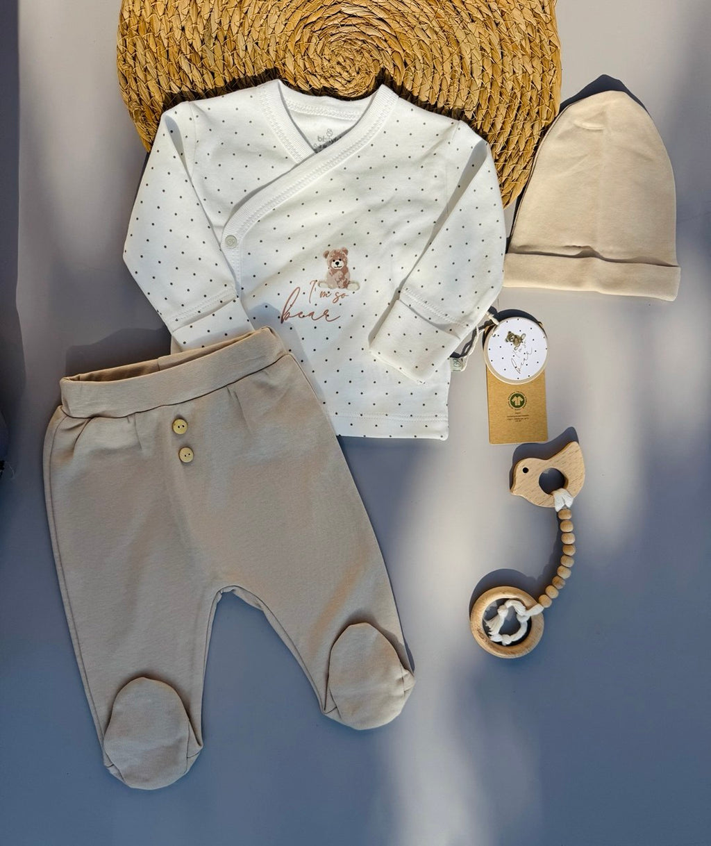 Im So Bear Organic Cotton Set 3 Pcs GOTS Certified