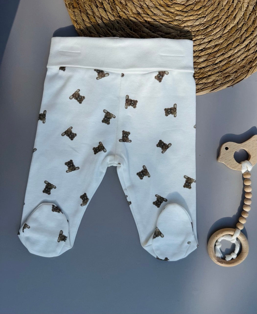 Organic Cotton GOTS certified High Waisted Bear Pants
