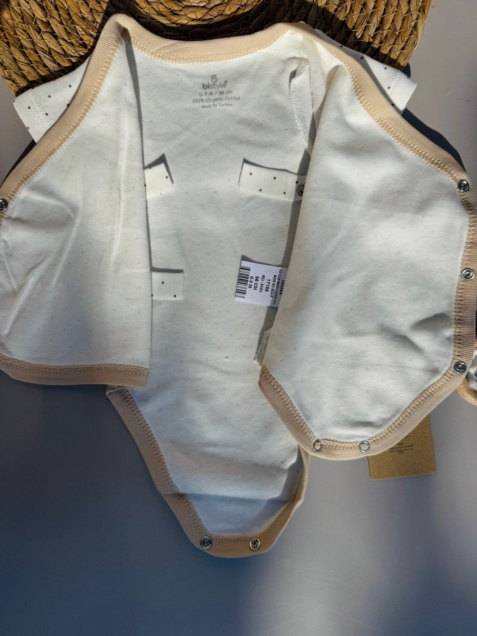Im So Bear Organic Cotton Double Layer Bodysuit ( GOTS Certified )