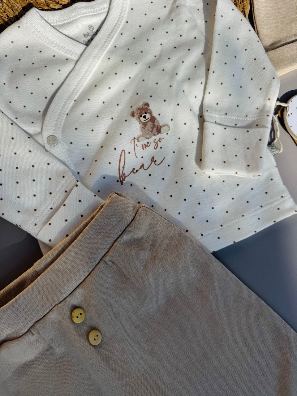 Im So Bear Organic Cotton Set 3 Pcs GOTS Certified