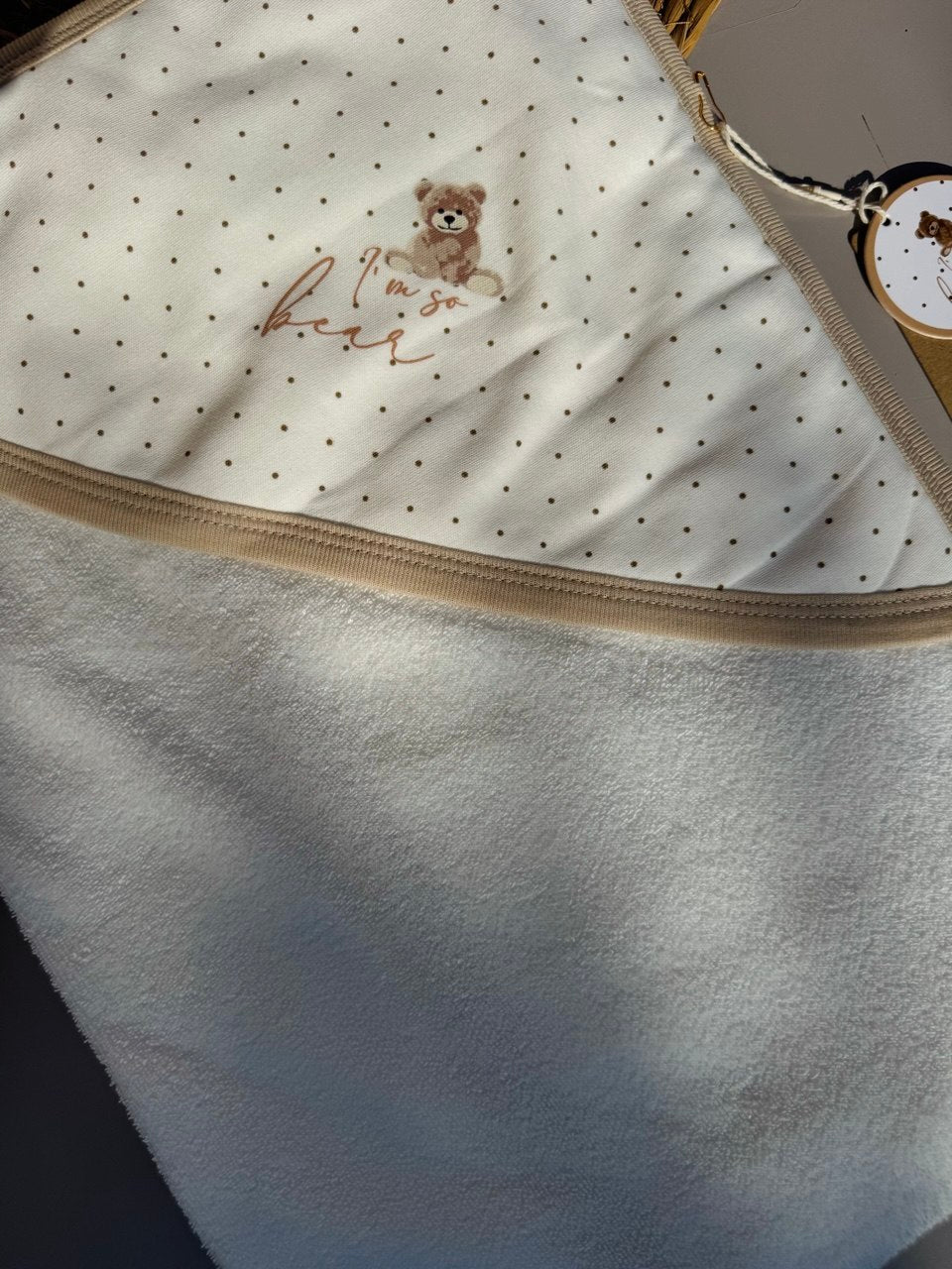 Im So Bear Organic Cotton Bath Towel