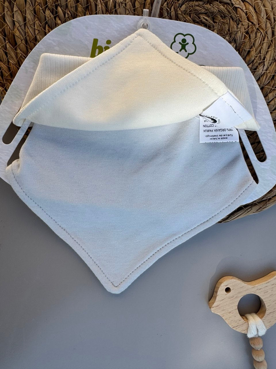 Mini Elephant Organic Cotton 2 Bibs