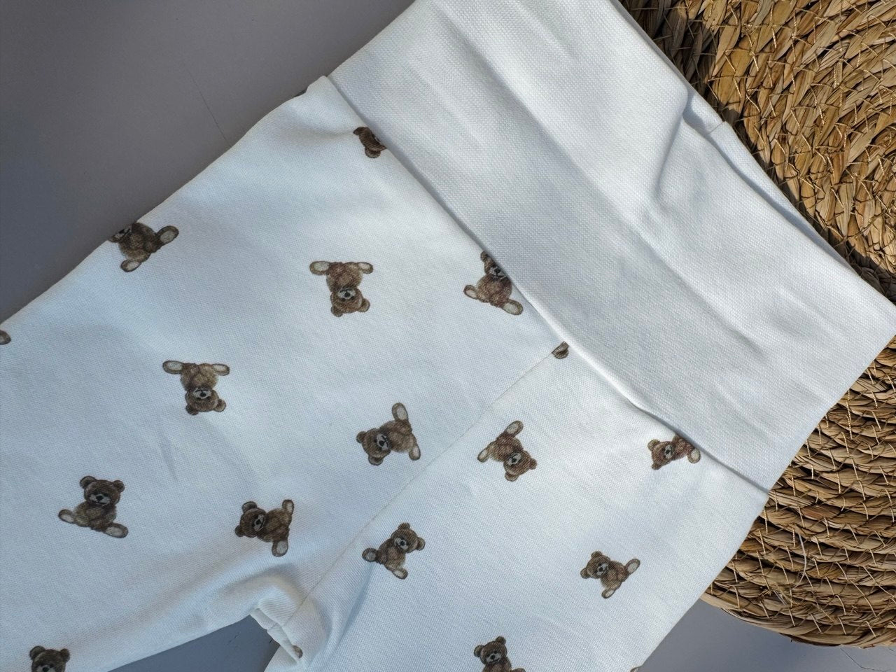 Organic Cotton GOTS certified High Waisted Bear Pants