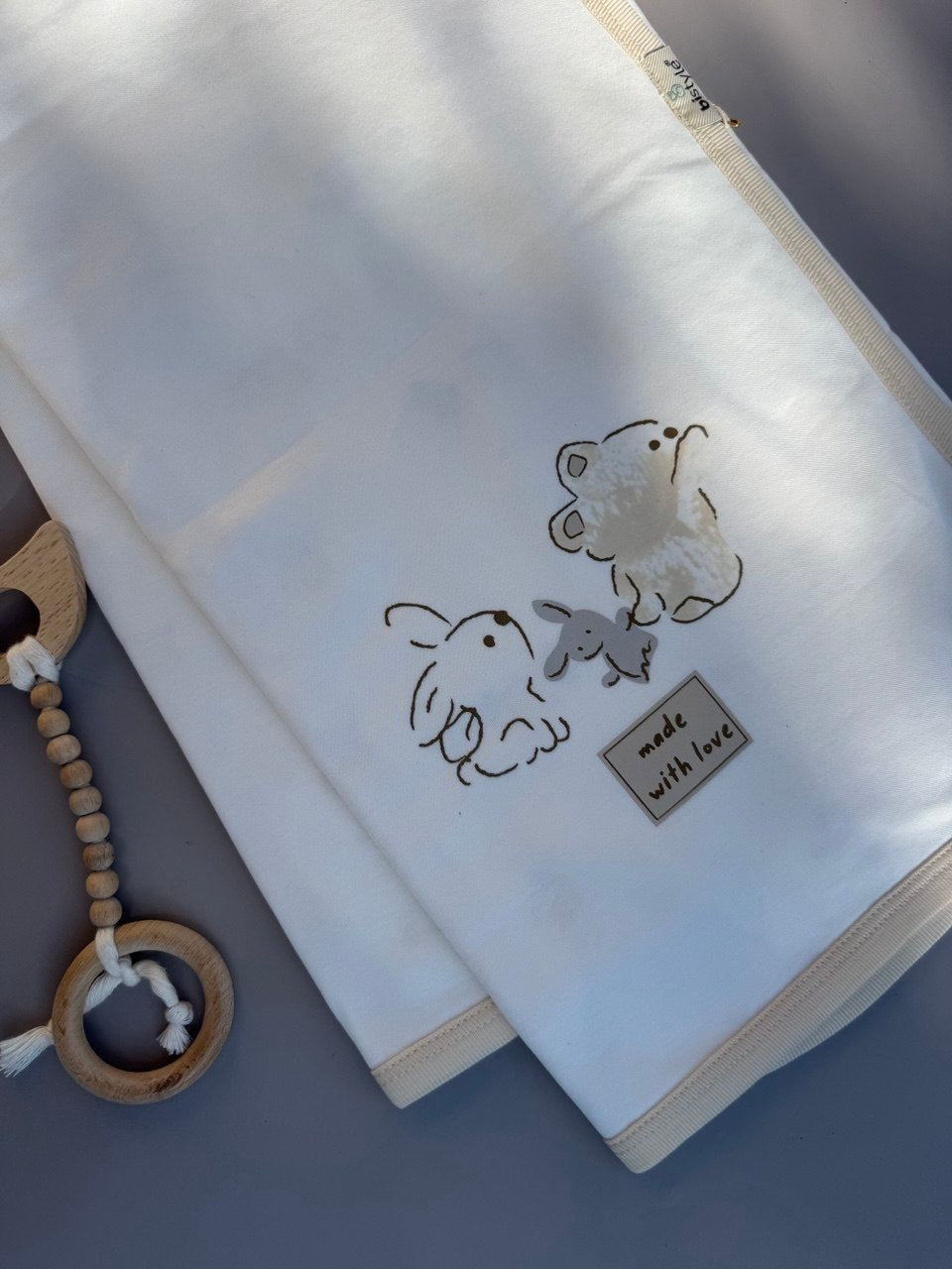 Organic Cotton Double Face Blanket GOTS Certified