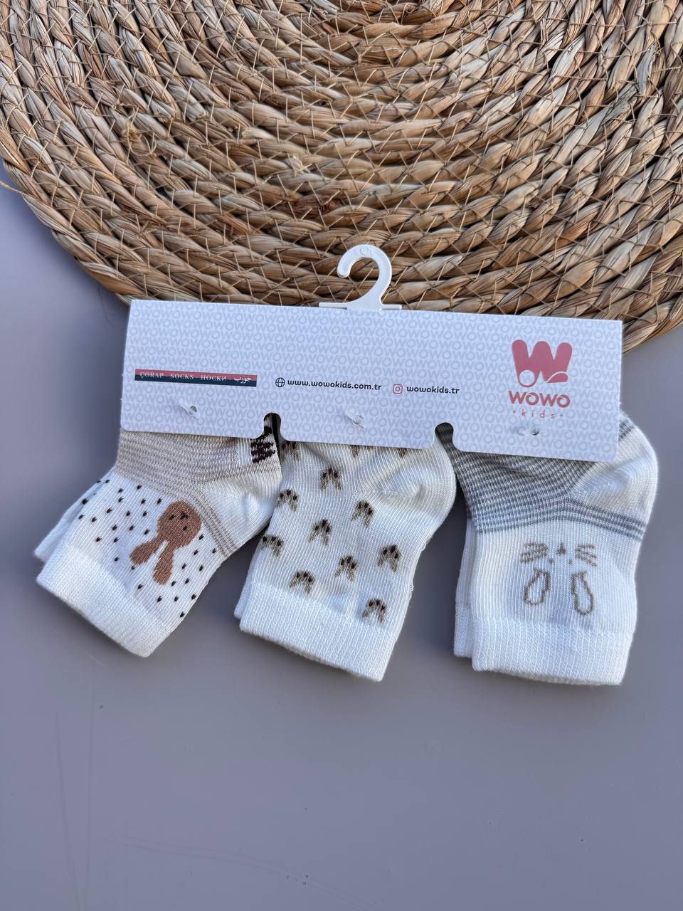 Nude Rabbit 3 pairs Of Socks