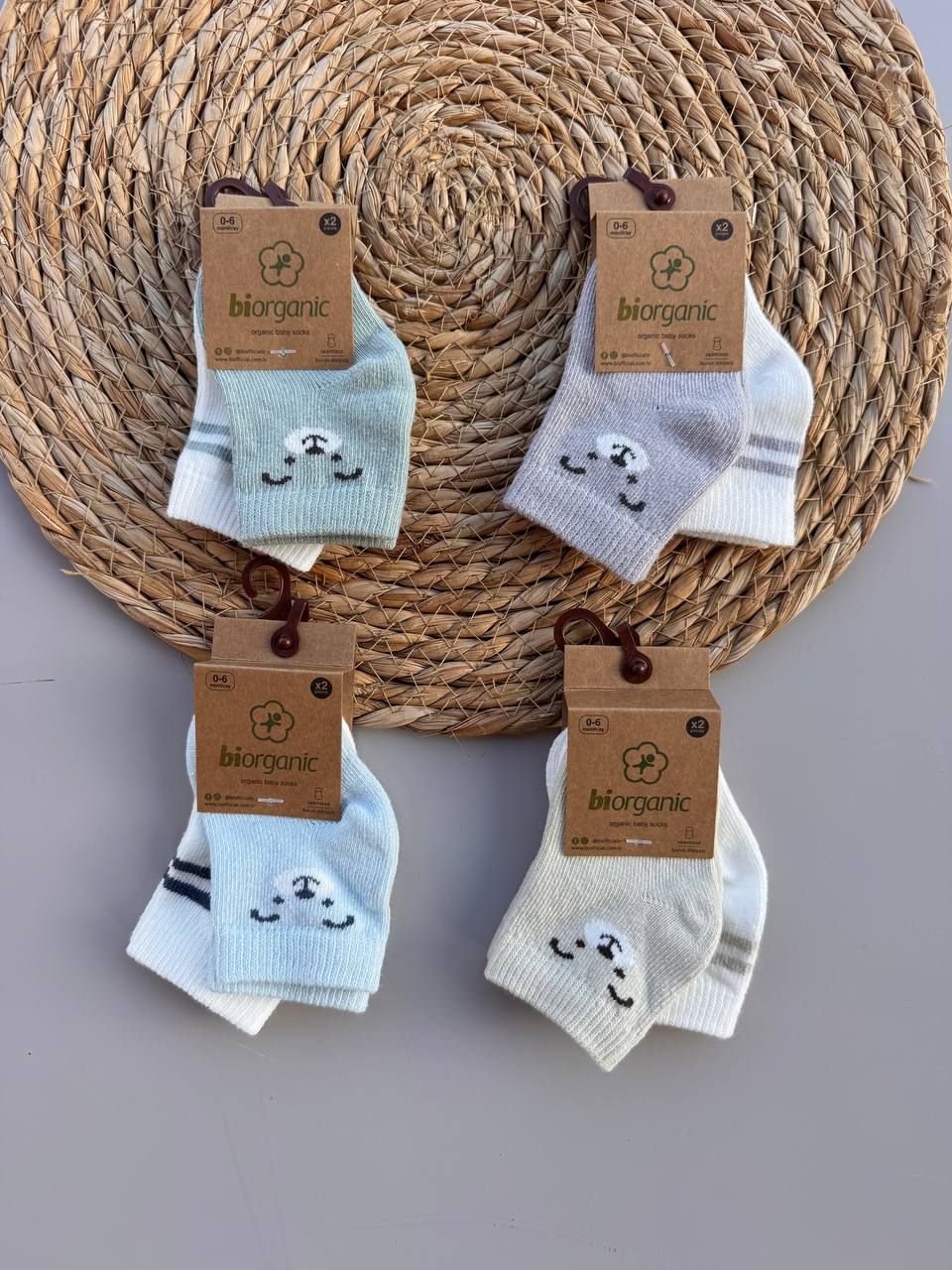 Bear Cotton 2 pairs Of Socks