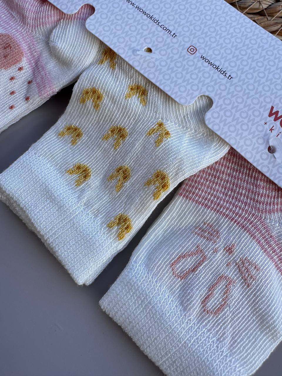Pink Rabbit 3 pairs Of Socks