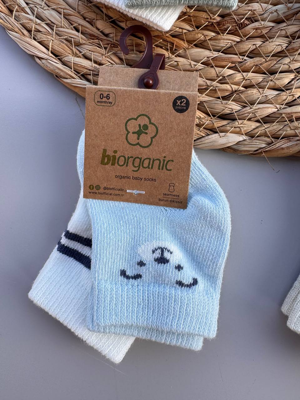 Bear Cotton 2 pairs Of Socks