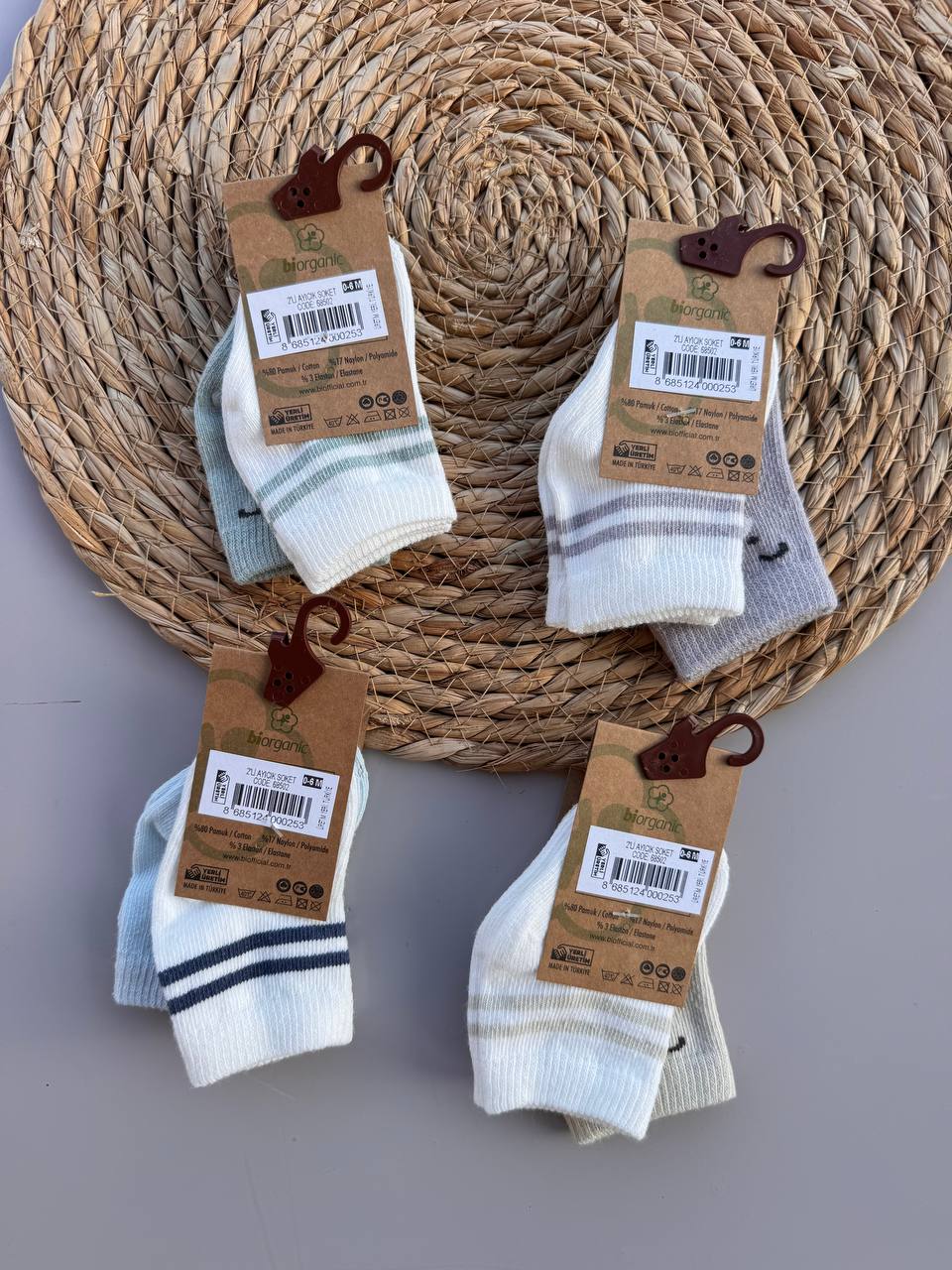 Bear Cotton 2 pairs Of Socks