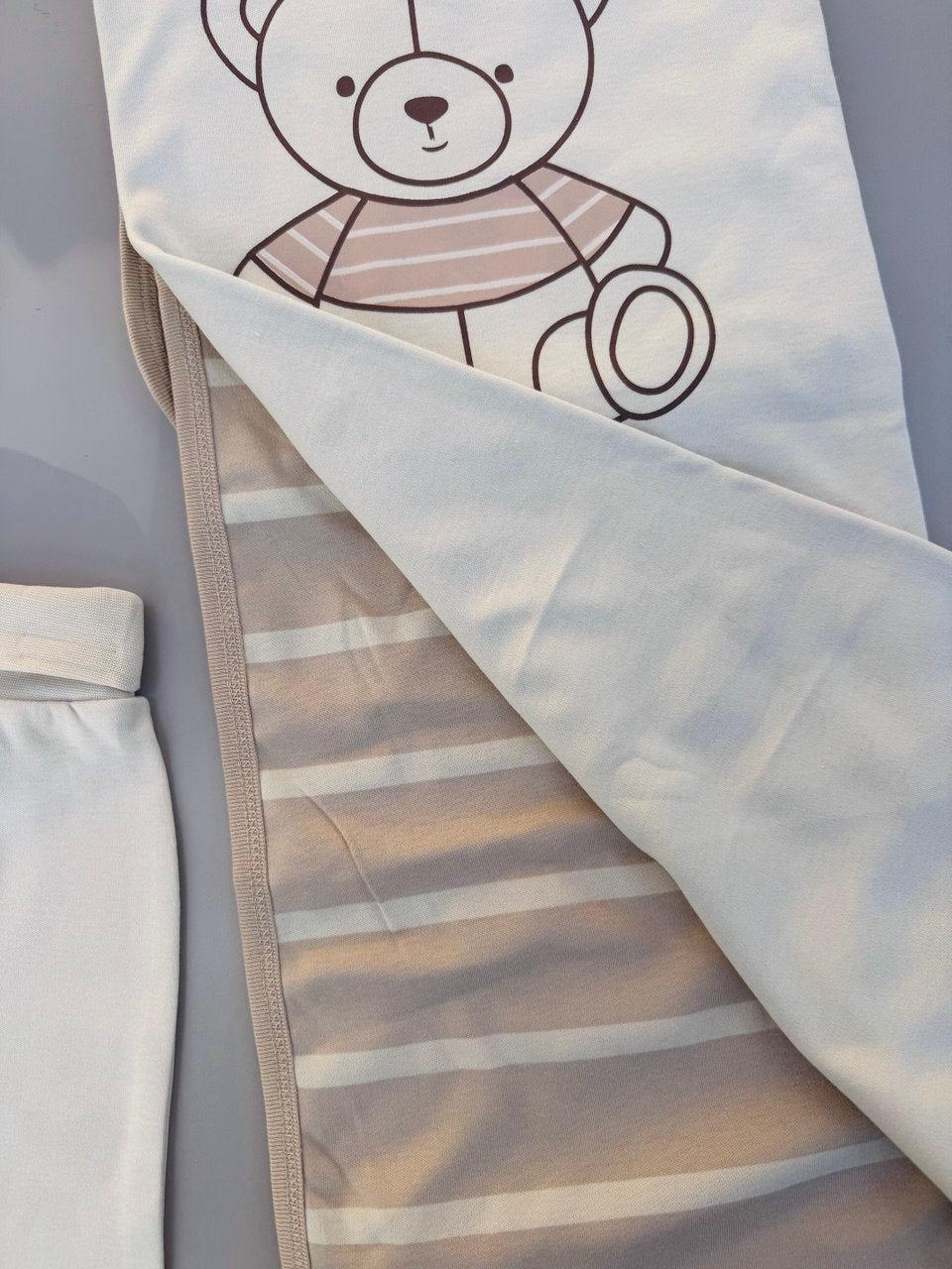 Beige Bear Cotton Hospital Set 4 Pcs