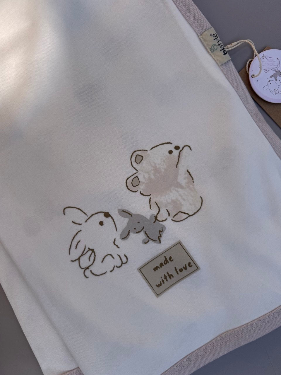 Organic Cotton Double Face Blanket GOTS Certified