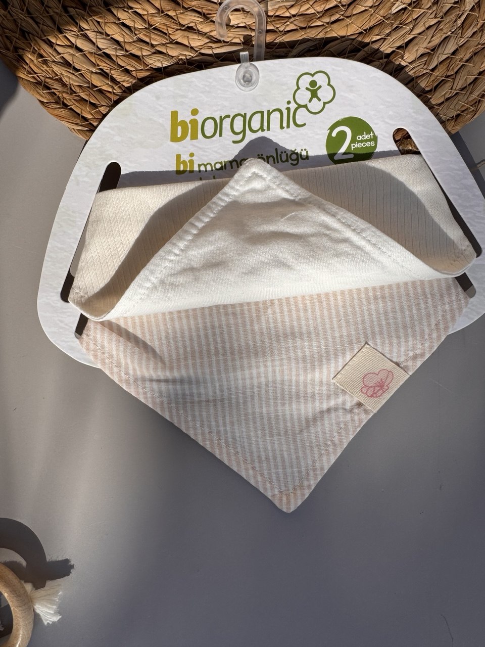 Flowers Organic Cotton 2 Bibs