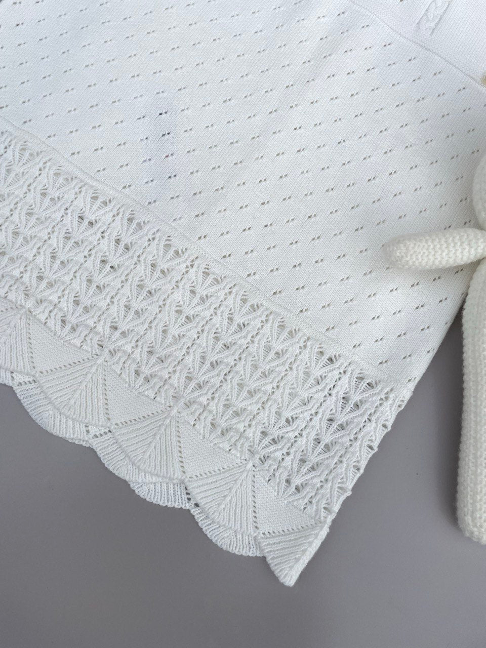 Off-White Organic Cotton Blanket