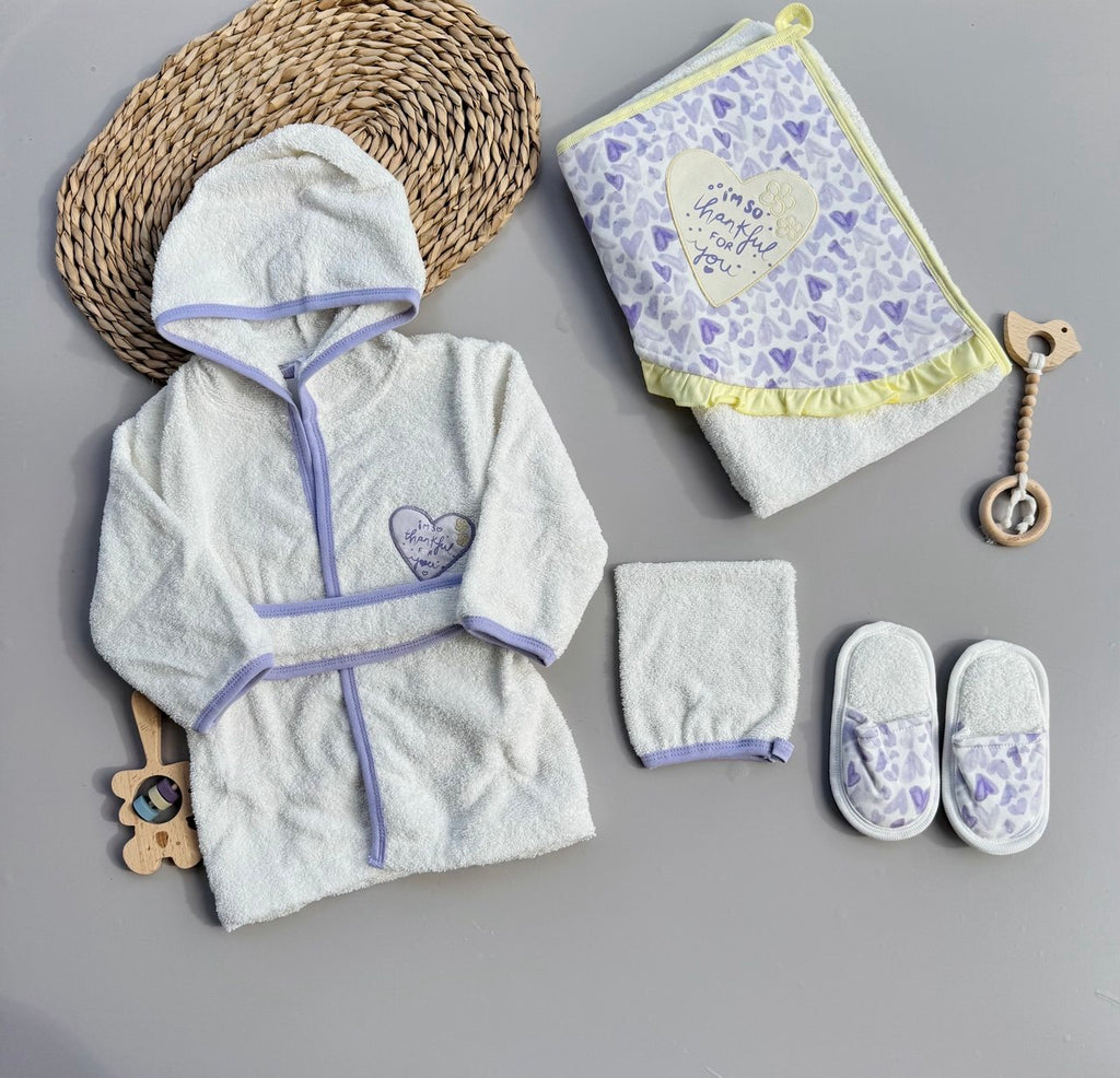Bi Organic Bath Set 4 Pcs GOTS Certified