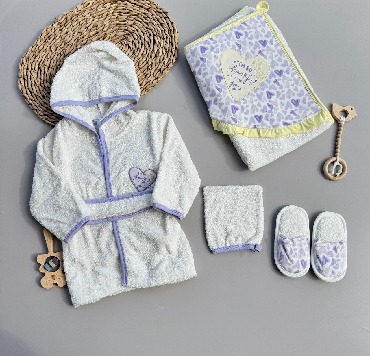 Bi Organic Bath Set 4 Pcs GOTS Certified