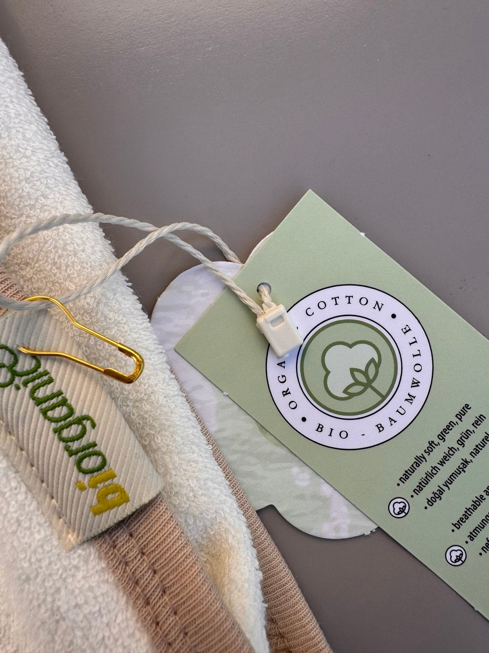 Cute Bear Organic Cotton GOTS Certified Bath Towel