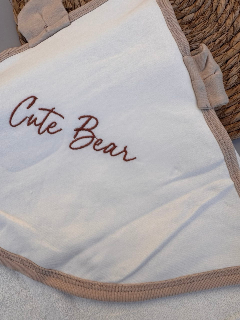 Cute Bear Organic Cotton GOTS Certified Bath Towel