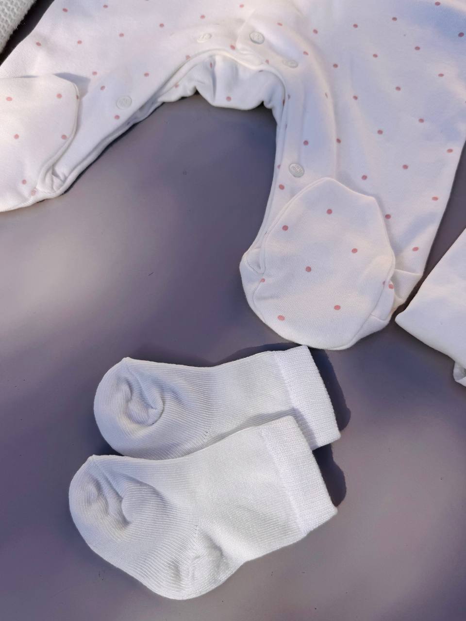Pink And White 10 Pcs Cotton Hospital Set